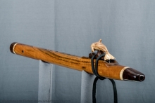 Canary Wood Native American Flute, Minor, Mid G-4, #J12K (2)